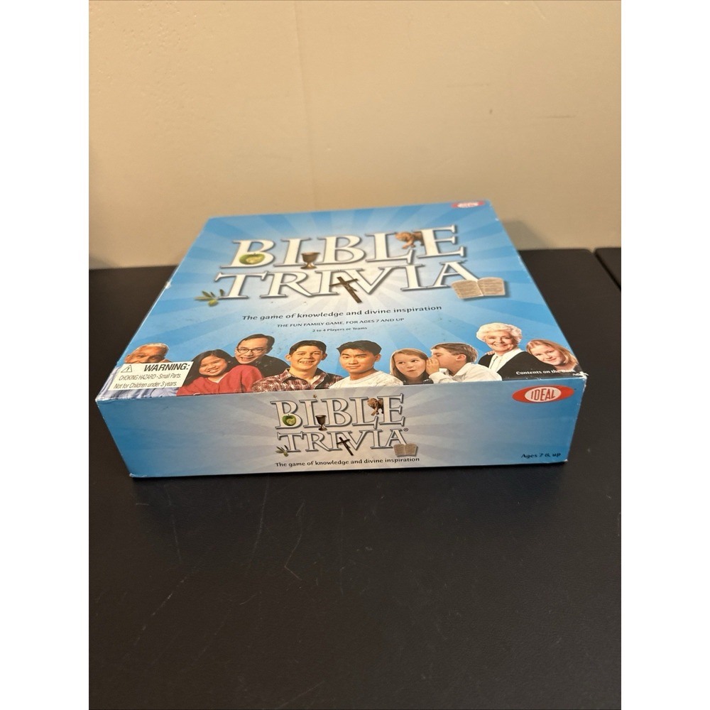 Bible Trivia Game By Ideal Age 7 And Up Pre-owned